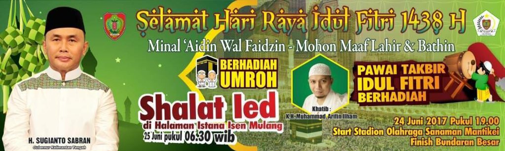 drackids's tweet photo. @RizieqSyihabFPI @JudasSaveYou di Palangka Raya gelar Takbiran keliling serta shalat Ied berhadiah Umroh.Allahu Akbar!!! https://t.co/2WOaRKZNSQ