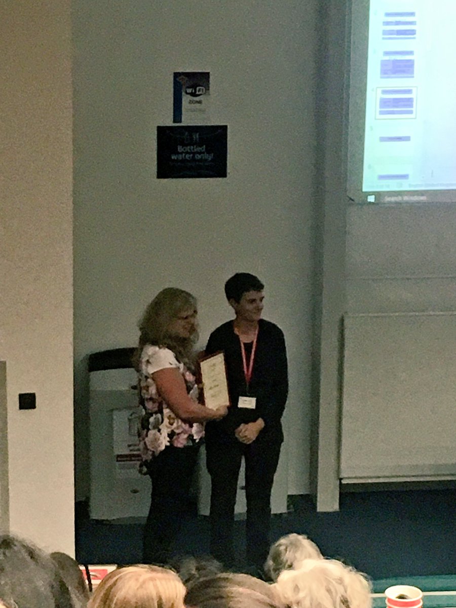 CVRSoc's tweet photo. Well done to all our oral and poster presentation winners - @katvancleef, Krista Kelly, Michael Ntodie and Alicia Thompson! #CVRS2017 https://t.co/w72g6dWgT2