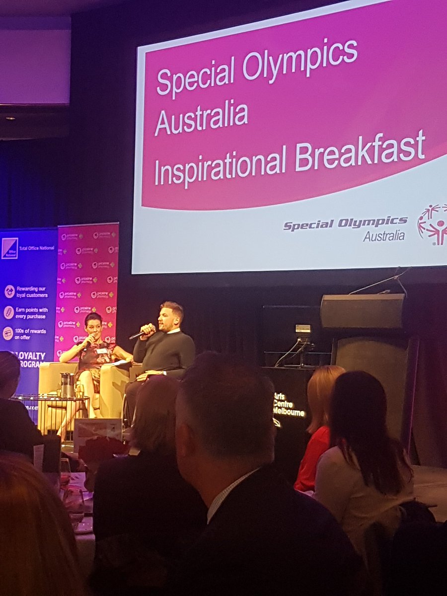 Great opportunity to hear from Dylan Alcott  this morning #inspiring #lifelessons 🥇