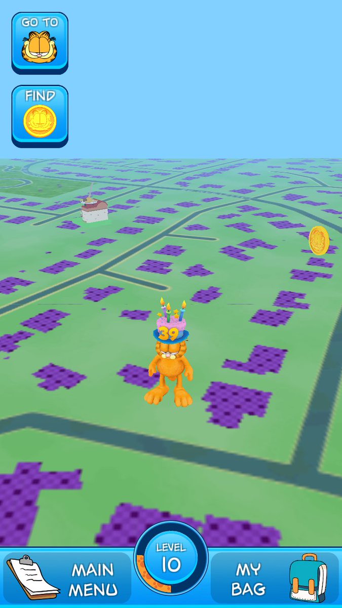 GarfieldGoApp's tweet photo. Has anyone found my birthday hat? I just did. #garfieldgo 📲 Download at https://t.co/K2liacxmkF https://t.co/EurpwNpT1U