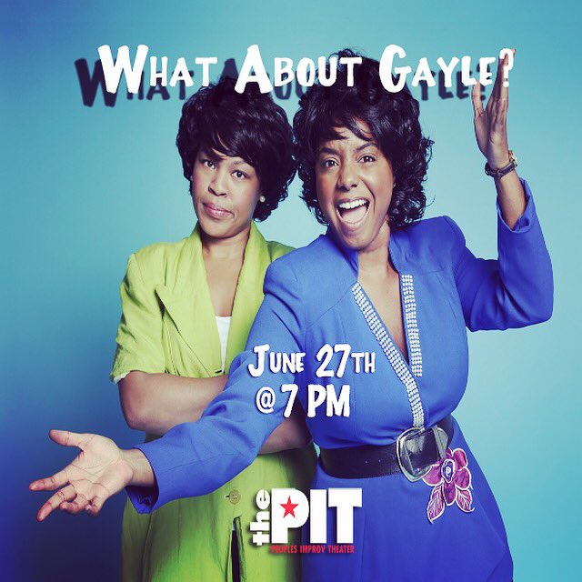 Hi <a href="/jeneuston/">Jen Euston</a> . "What About Gayle?" is a comedy about the origins of Oprah &amp; Gayle's friendship. Next Tuesday @ 7pm. whataboutgayle.com