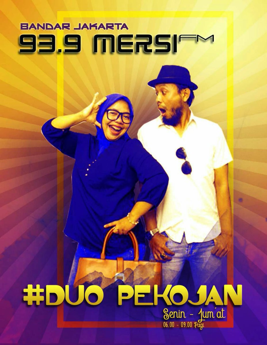 939mersifm's tweet photo. #Bandarjakarta barengan #Duopekojan Yu gabung dimari @939mersifm https://t.co/5964dfY3hn