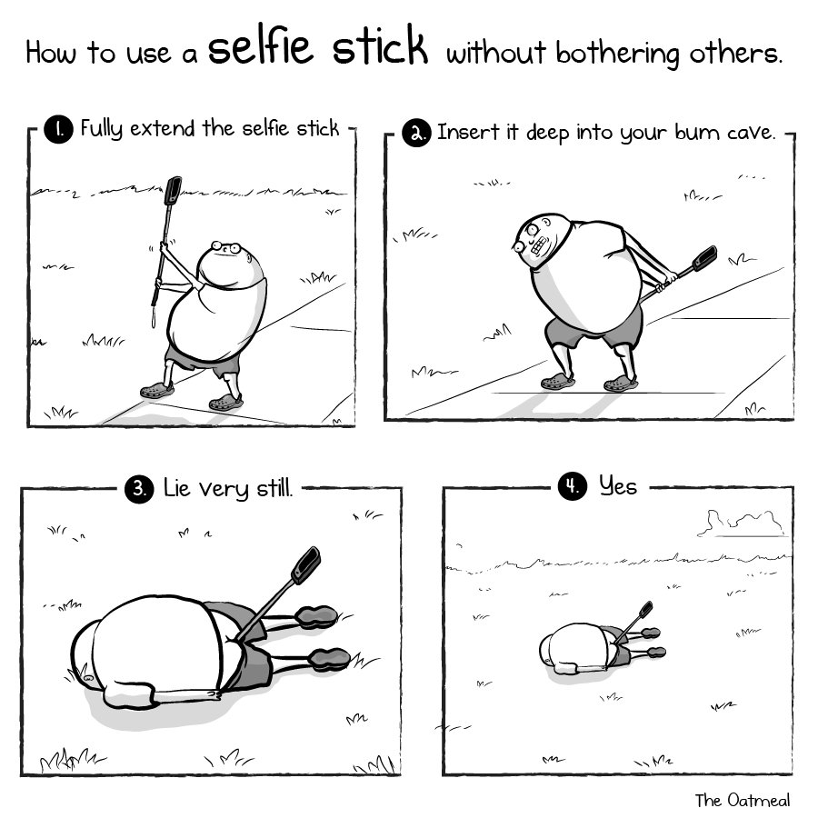 Oatmeal's tweet photo. Happy #NationalSelfieDay!!! https://t.co/Pqzv1wwjk4