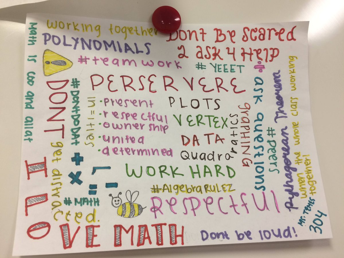 MsTemes's tweet photo. Last day activity: reflecting on our year through a graffiti board https://t.co/NiCVre9NFD