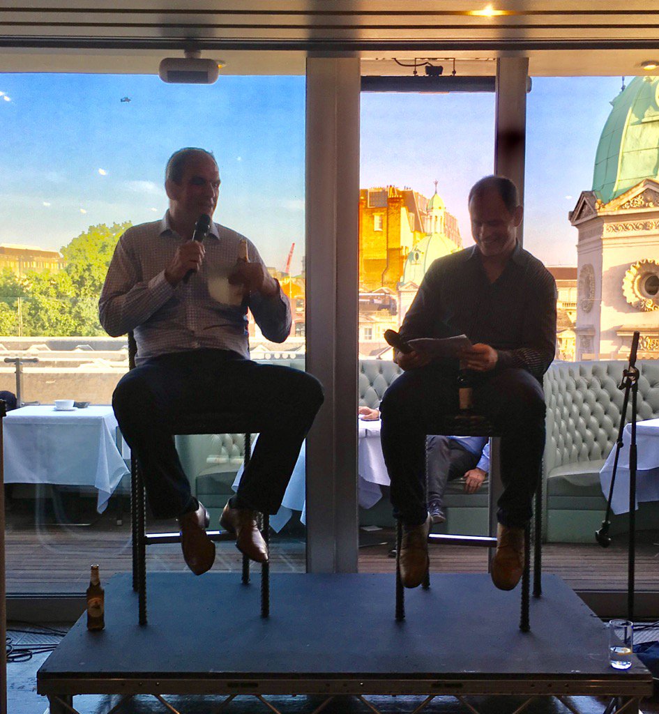 Great evening with a couple of rugby international legends courtesy of <a href="/StewartsLawLLP/">Stewarts</a> - thanks!