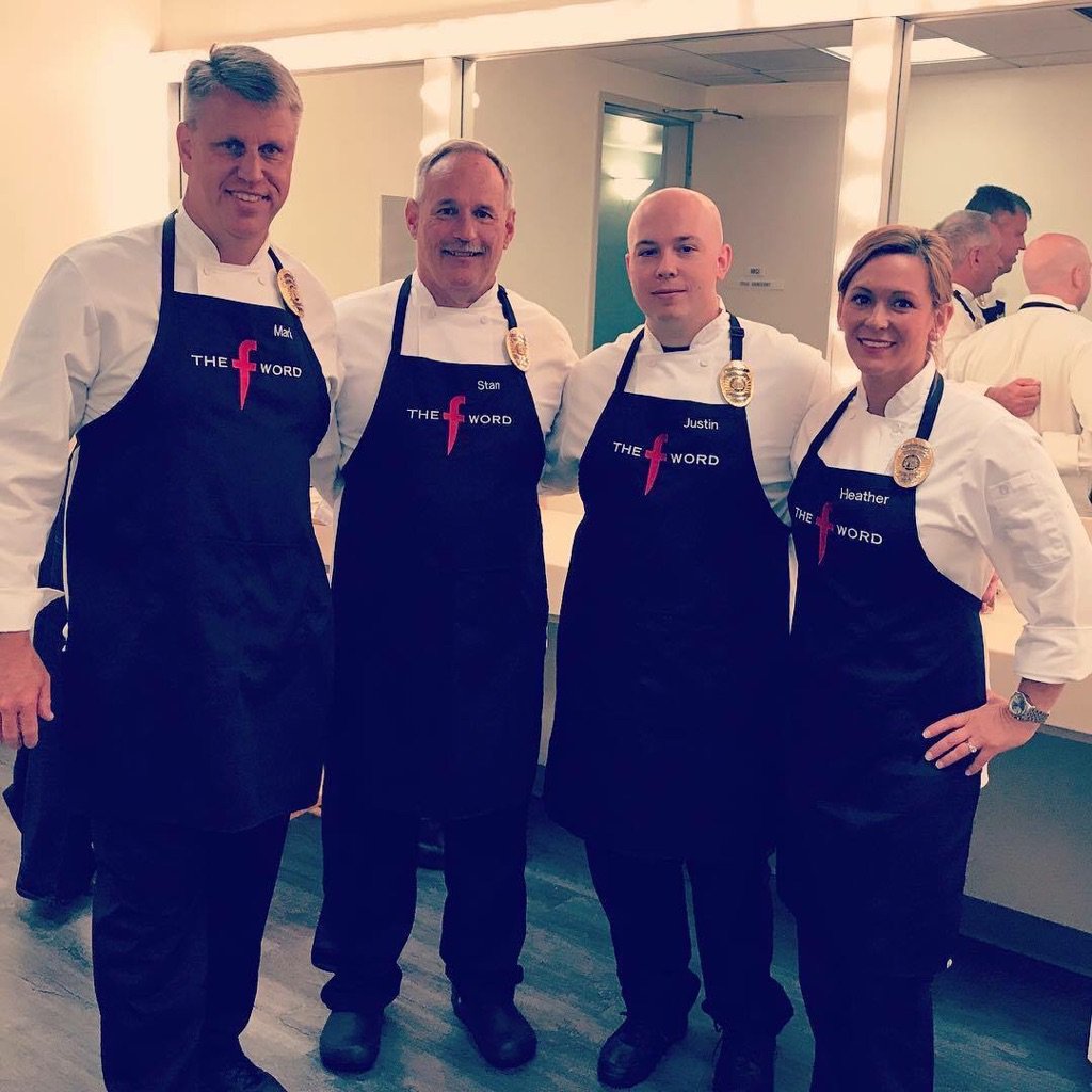 Slaw and Order. <a href="/PTCfirepolice/">Peachtree City PD FD</a> competing tonight on <a href="/TheFWordFOX/">The F Word</a> 
Cheer them on at 9pm #fox5atl