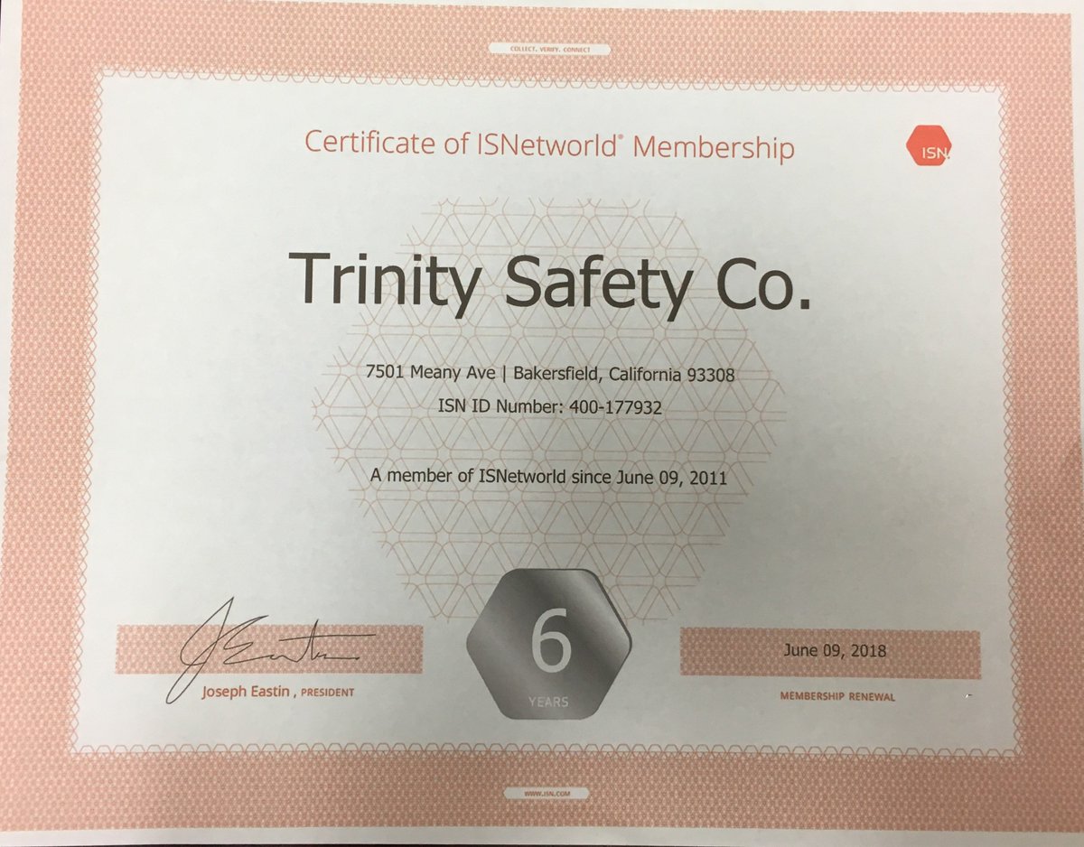 TrinitySafety_'s tweet image. Trinity Safety Company’s Safety Consulting Division also specializes in #ISNetworld and can support you and your company.
