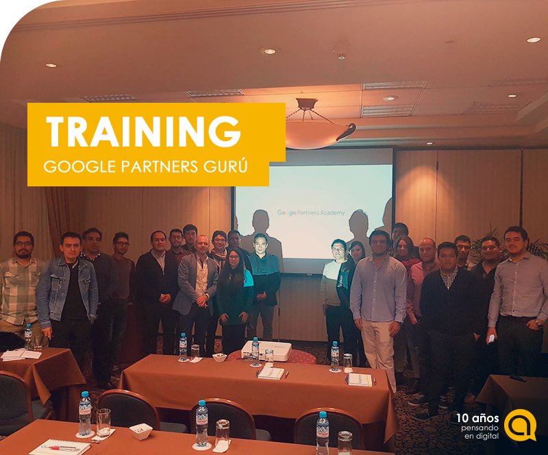 Addconsulta's tweet image. Nuestros ejecutivos de #Addconsulta participaron del #TrainingGooglePartnersGURÚ
#PensandoEnDigital