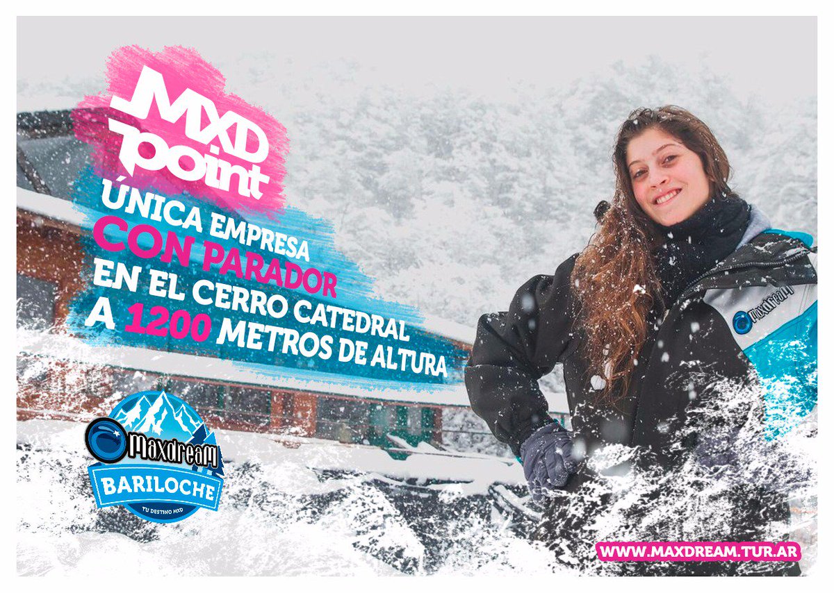 Siempre un paso adelante. O mejor dicho, 1200 😂 Disfrutá de nuestro #MXDPoint exclusivo para Maxdreamers 🤘⛷