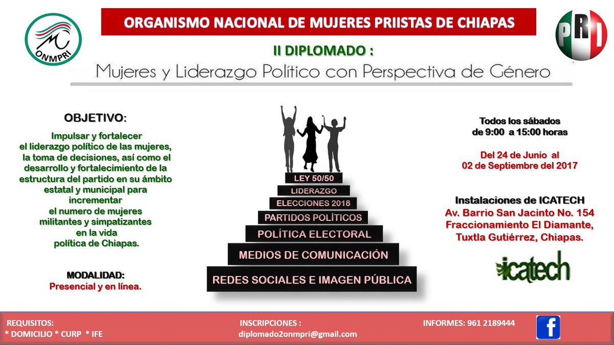 Este sabado comienza nuestro diplomado 2 te esperamos este puede ser en linea o presencial .