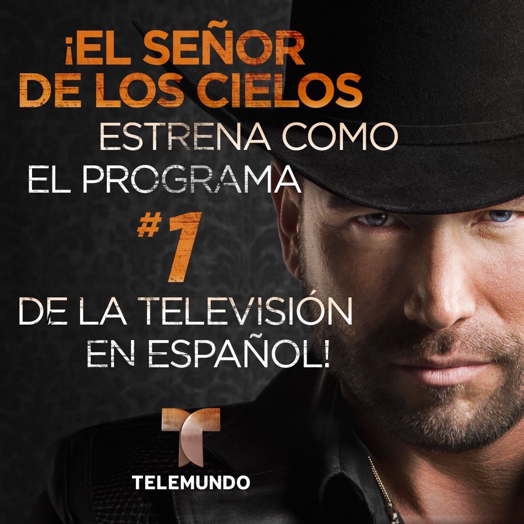 hoydia's tweet photo. ¡ARRE! Aurelio Casillas, regresó a la pantalla como #1 de la TV en español. La 5ta temporada de lunes a viernes 10p/9c @SrDeLosCielosTV https://t.co/iI9NYgsuuX