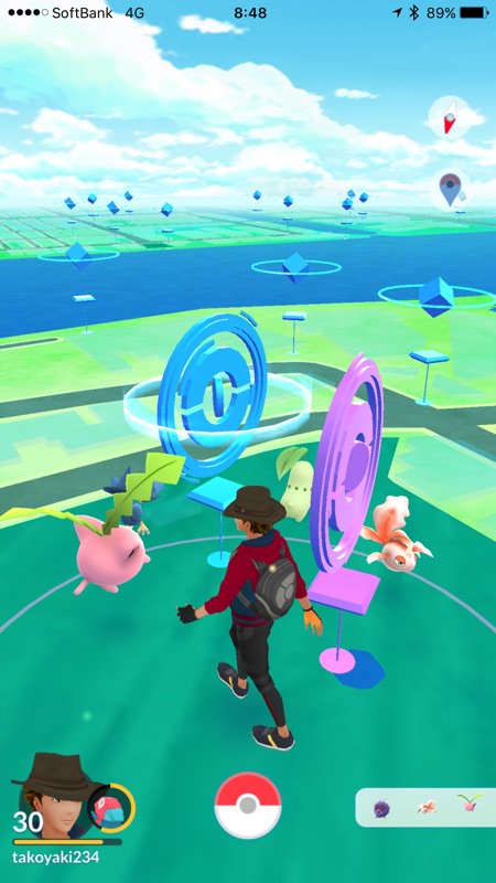 ポケモンgo ポケストップの輪 リングの意味は 実はお得です