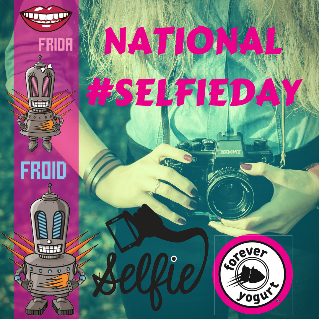 ForeverNorridge's tweet photo. It's National #selfieday !! what great shots were you able to capture?  #foreveryogurt #nationalselfieday #froid #frida #selfie #beauty https://t.co/mhf3XHxyrH