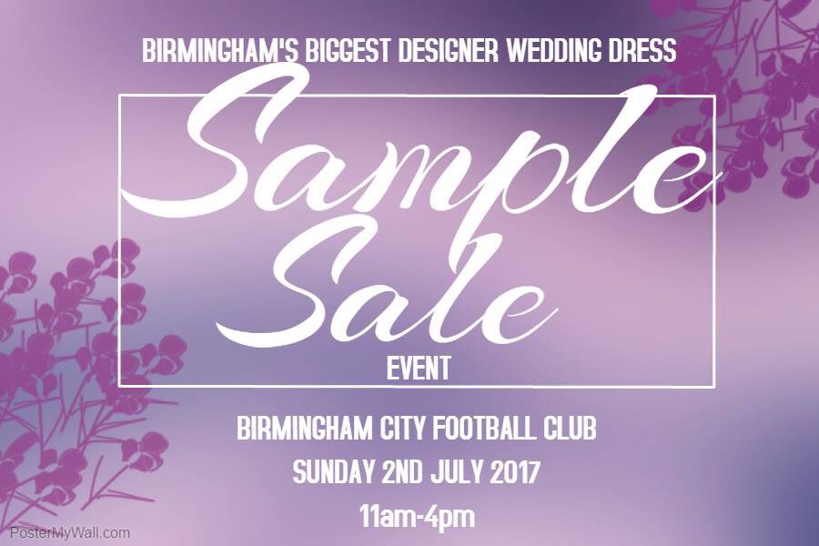 💗Birmingham's Biggest Designer Wedding Dress  Sample Sale - Sun 2nd July
eventbrite.co.uk/e/designer-wed…
to find out more. 💗