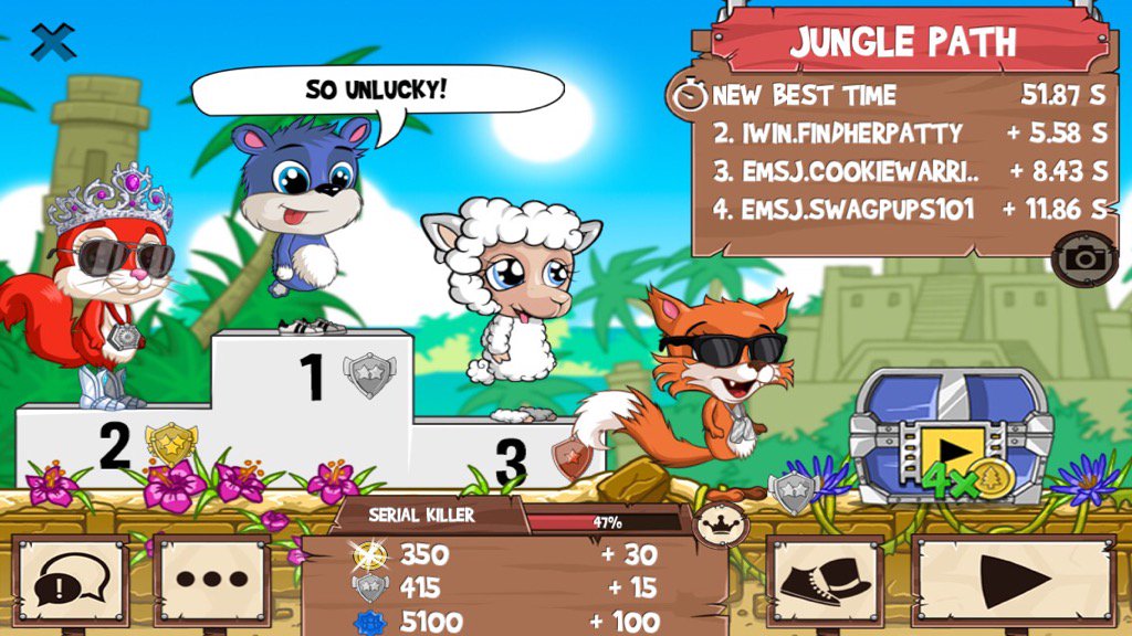 odelisandwich's tweet image. All those guys just got washed #funrun2 #FindherPatty #CookieWarrior #SwagPups101