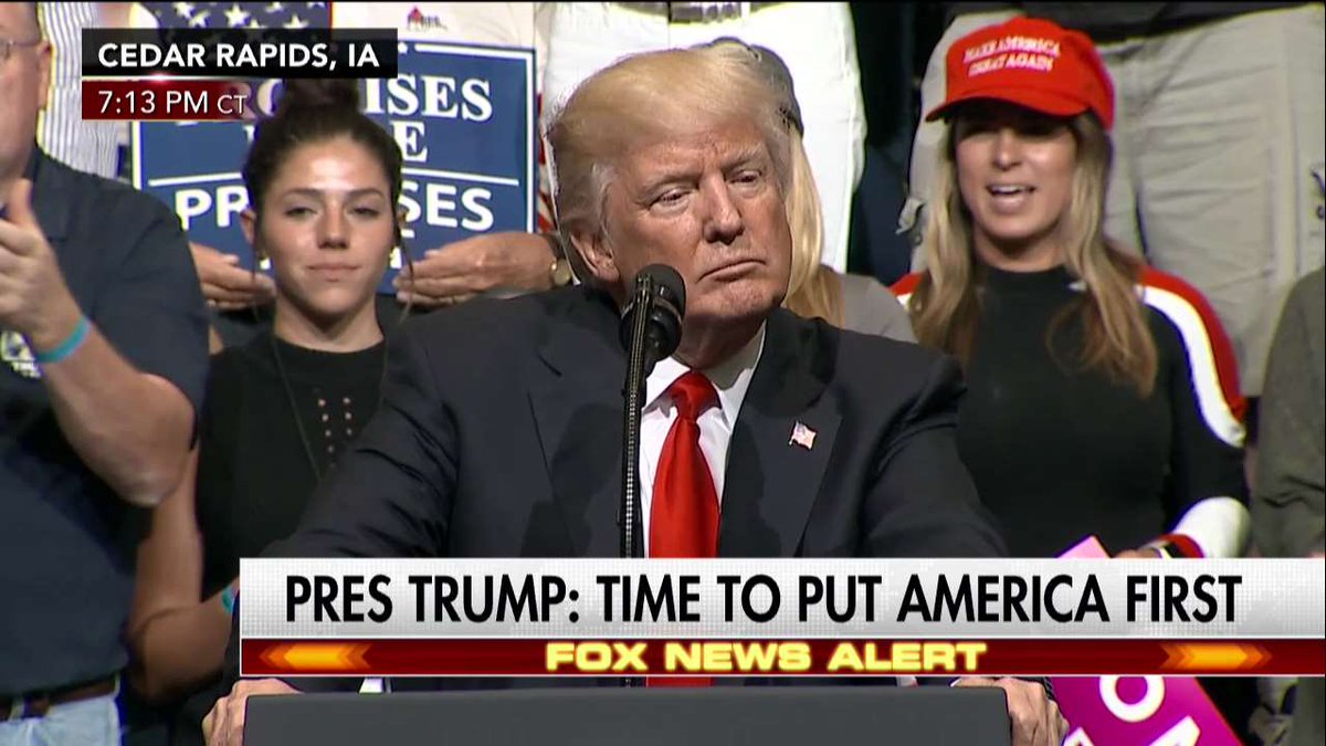FoxNews's tweet image. .@POTUS: "After spending billions of dollars defending other people's borders, we are finally going to defend our borders."
