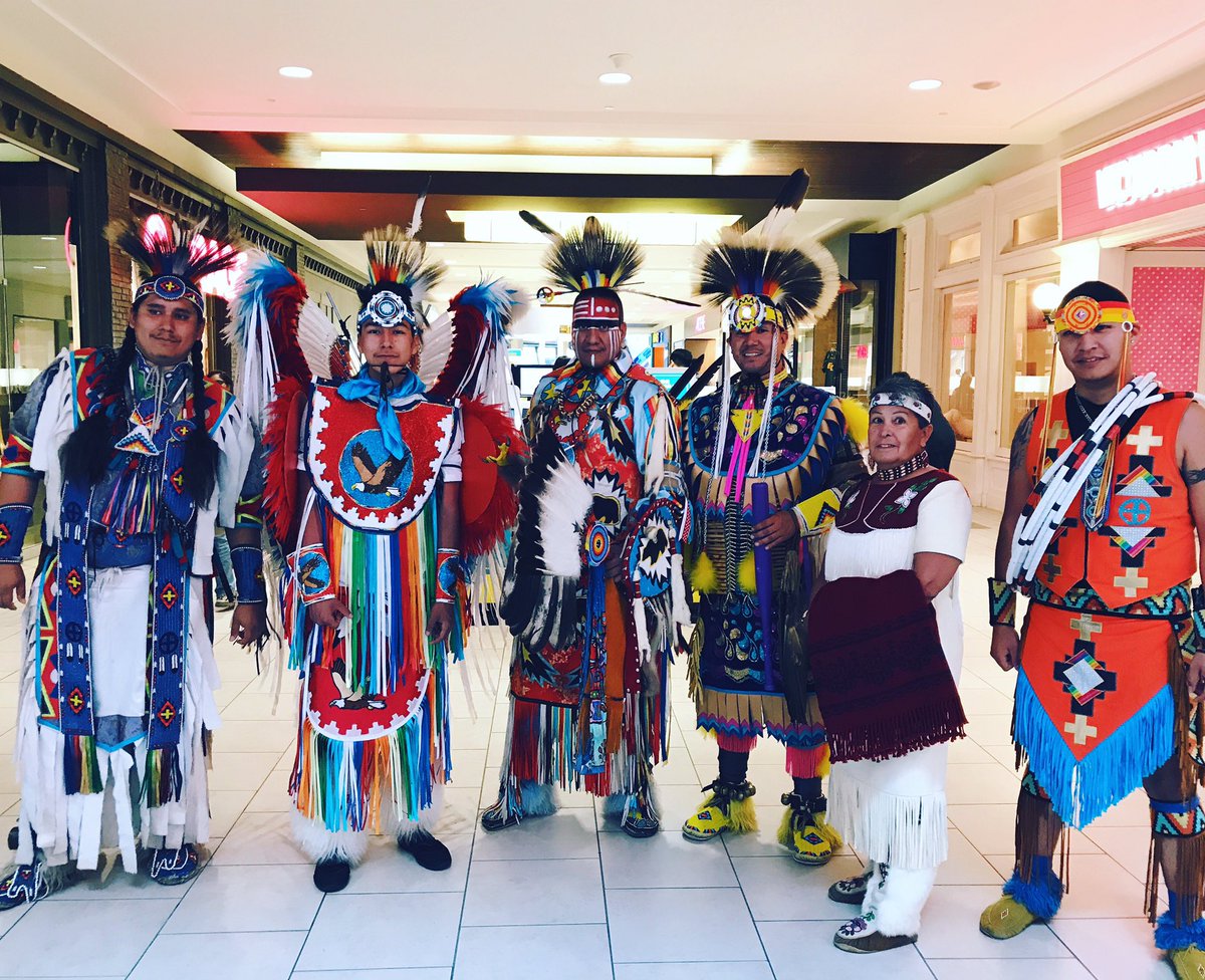 Thank you to the River Cree singers and dancers for entertaining guests this evening on #NationalAboriginalDay #yeg #yegevents