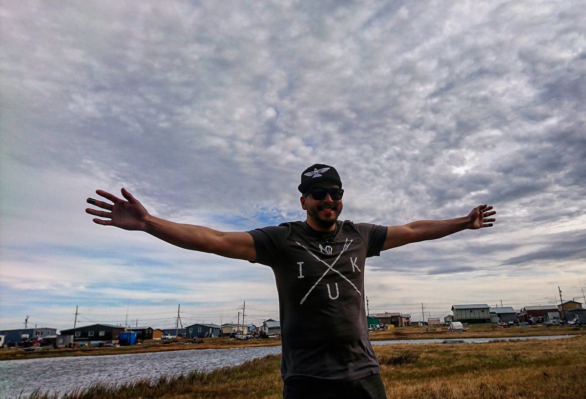 Watching #ADL2017 from my beautiful home in the arctic Arviat, Nunavut! #Inuit #TrueNorth #APTN