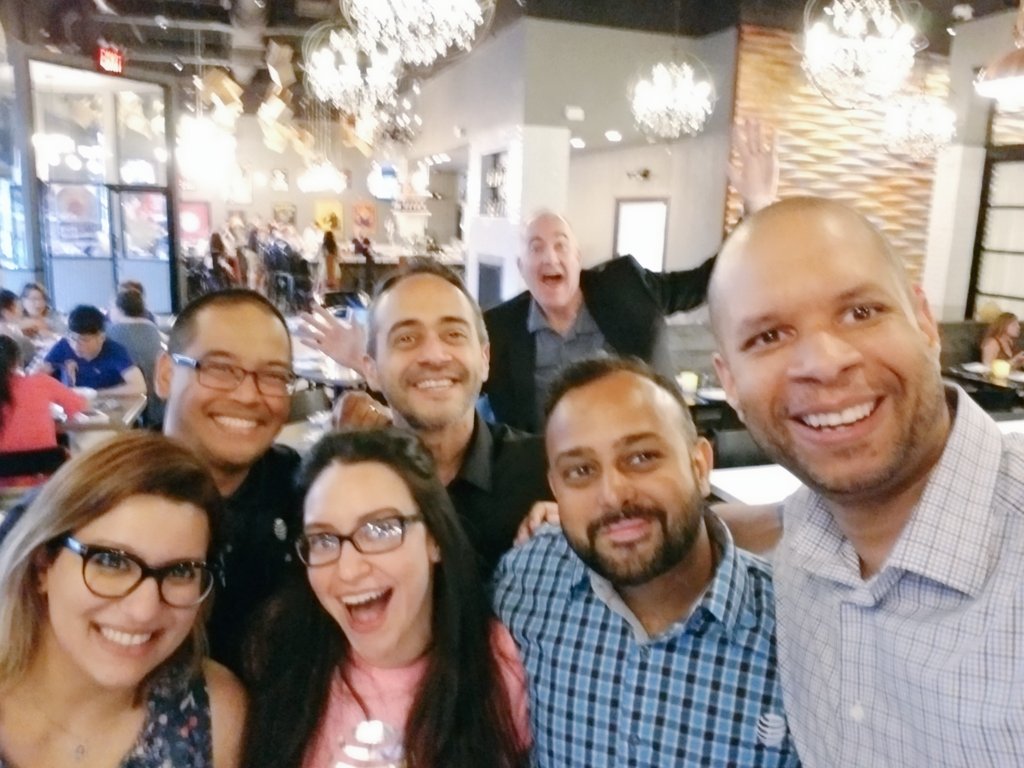 SandyDakak's tweet photo. @gonty_13 Photobombing ! Thank you for the din dins! @TweetwithKeith  #NationalSelfieDay #NERegionSelfie #OneNYNJ https://t.co/47qEXf58pN