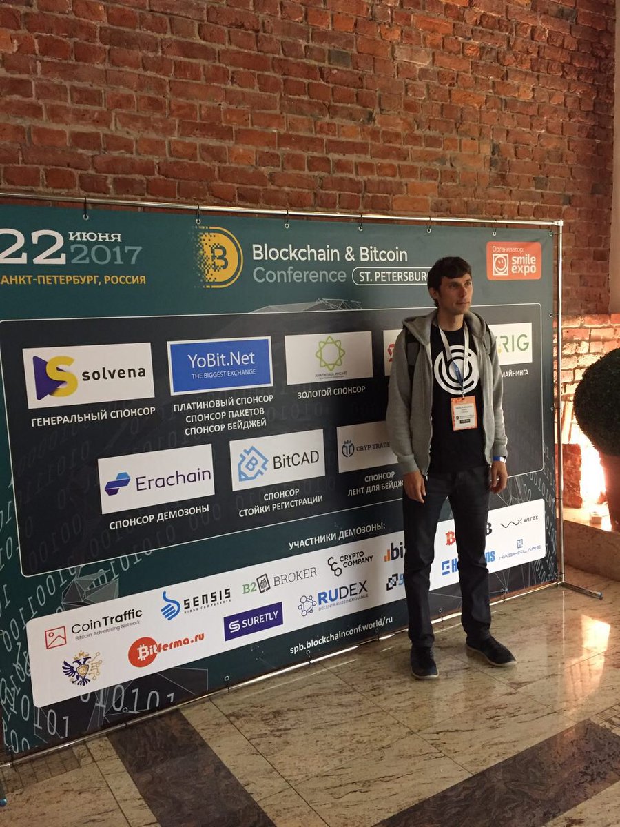 bitcadplatform's tweet image. Now Blockchain&amp;amp;Bitcoin conference in St.Petersburg, Russia starts where BitCAD acted as a sponsor and partner #blockchain #cryptocurrency