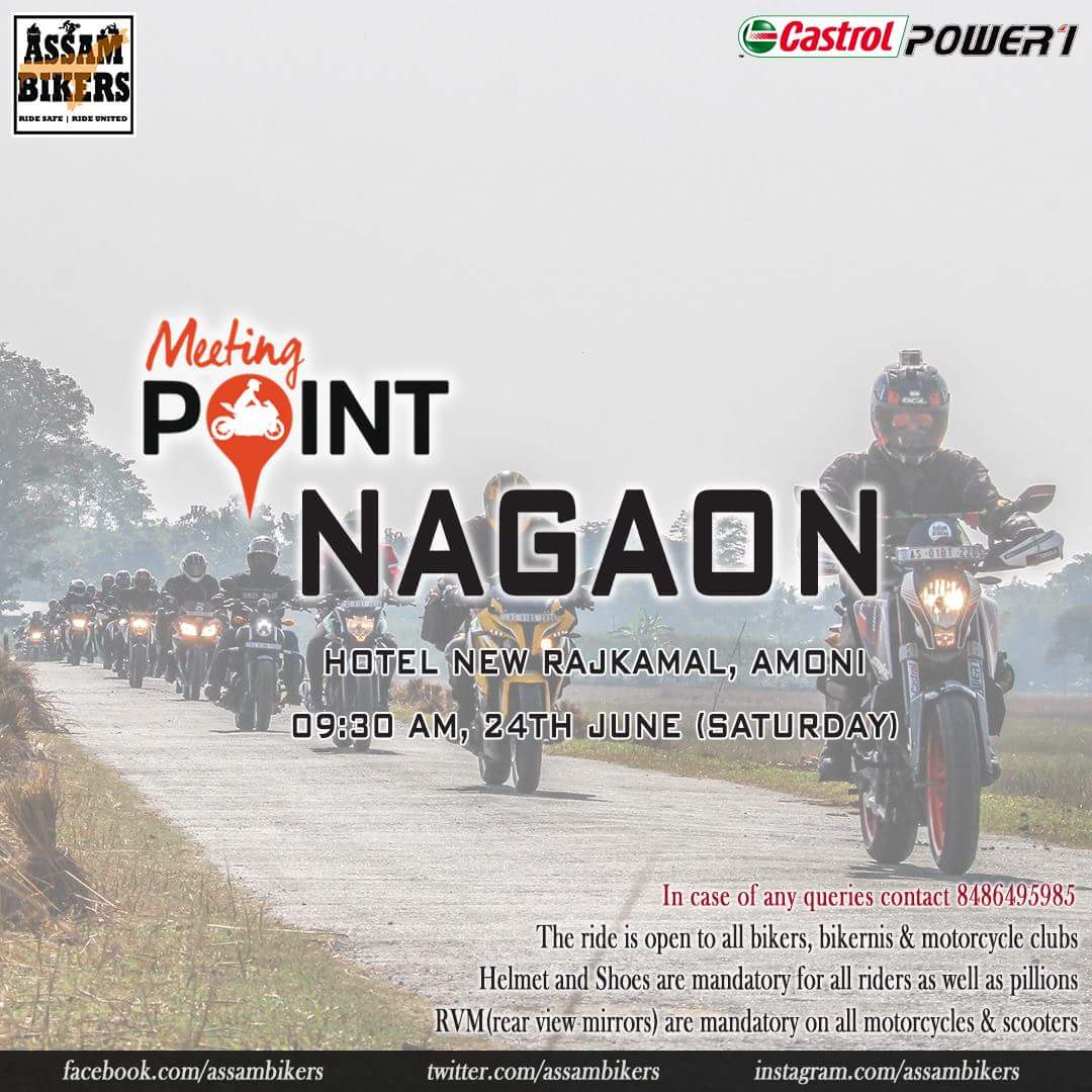 AssamBikers's tweet photo. Five Years Of @AssamBikers POWERED by @castrolbiking .
G2G meet 2 at Amoni, Nagaon . 
#FiveYearsOf AssamBikers #CastrolBiking #AssamBikers https://t.co/LLaCSNeqCH
