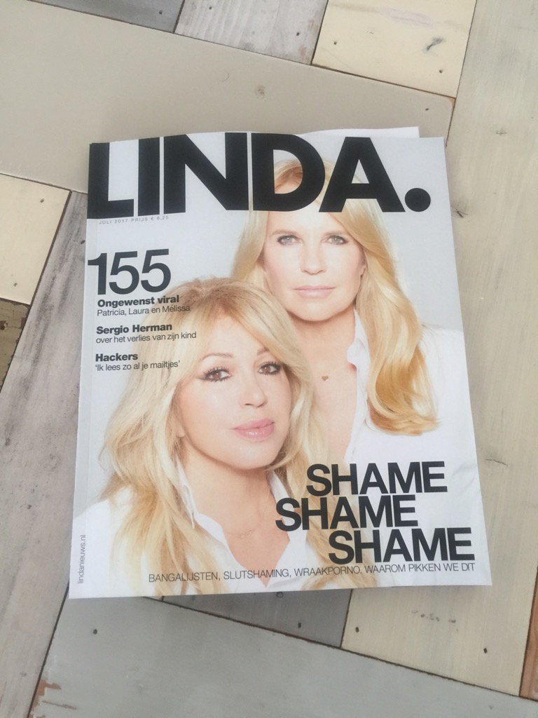 Voor het nieuwe (heftige) nummer van LINDA. magazine interviewde ik Patricia Paay en Soundos El Ahmadi #koopdatblad