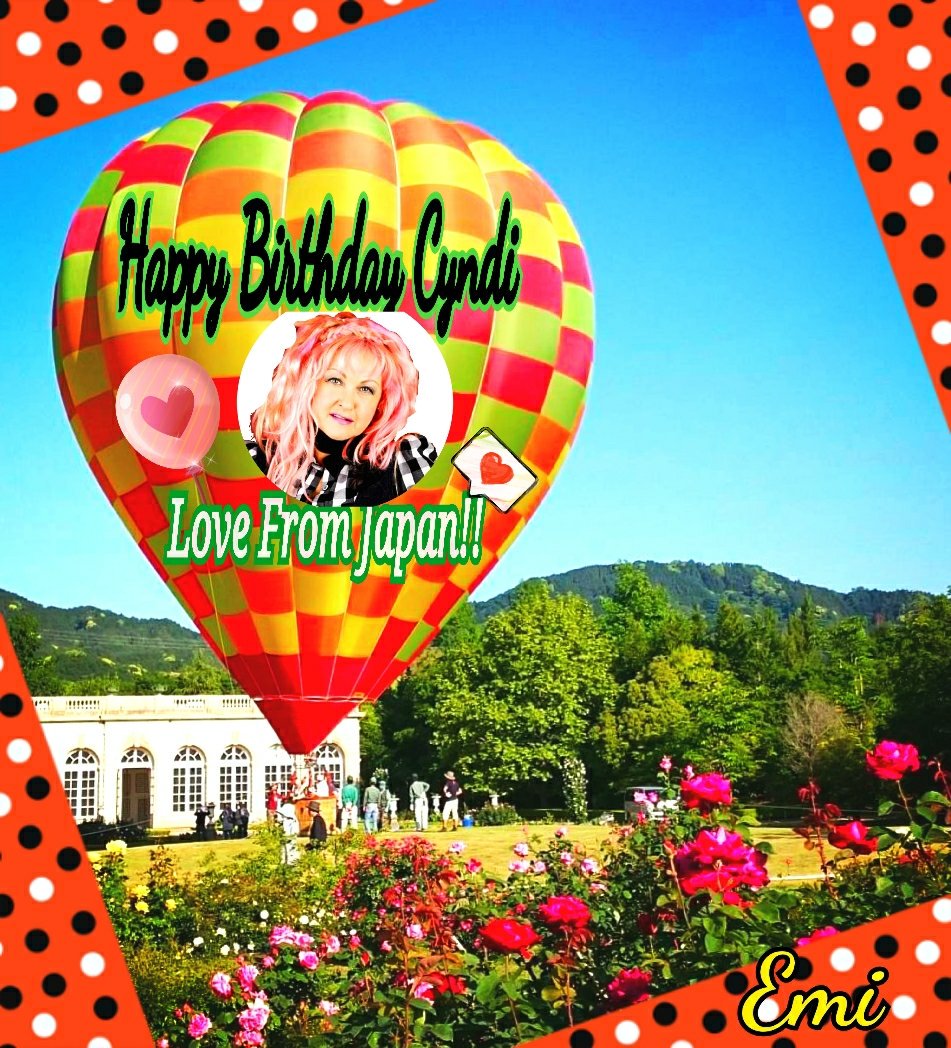 Happy  Happy  Birthday To Cyn      I Can\"t Wait ))) Please coming back to Japan early   lauper cyndi lauper 