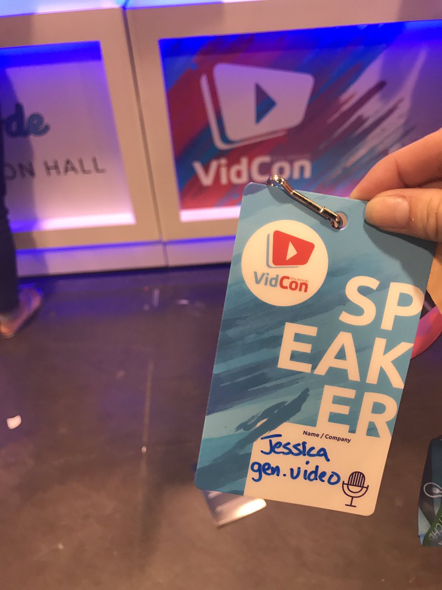 jessicagnon's tweet image. Made it. Looking forward to presenting some awesome research that @gen_video and @GeometryGlobal conducted. #vidcon #genvideo #influencer