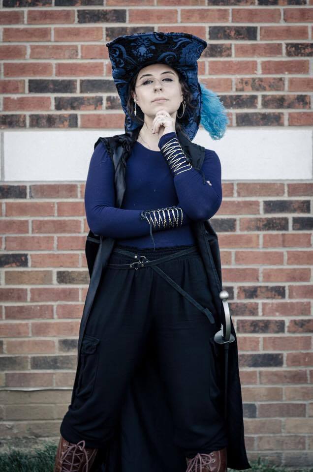 somebooksare's tweet photo. At #OYANweek2017 I cosplayed Alucard Emery, and he brought me new friends and more smiles than I could have imagined. Thanks, @veschwab <3 https://t.co/wj4ozjcUom