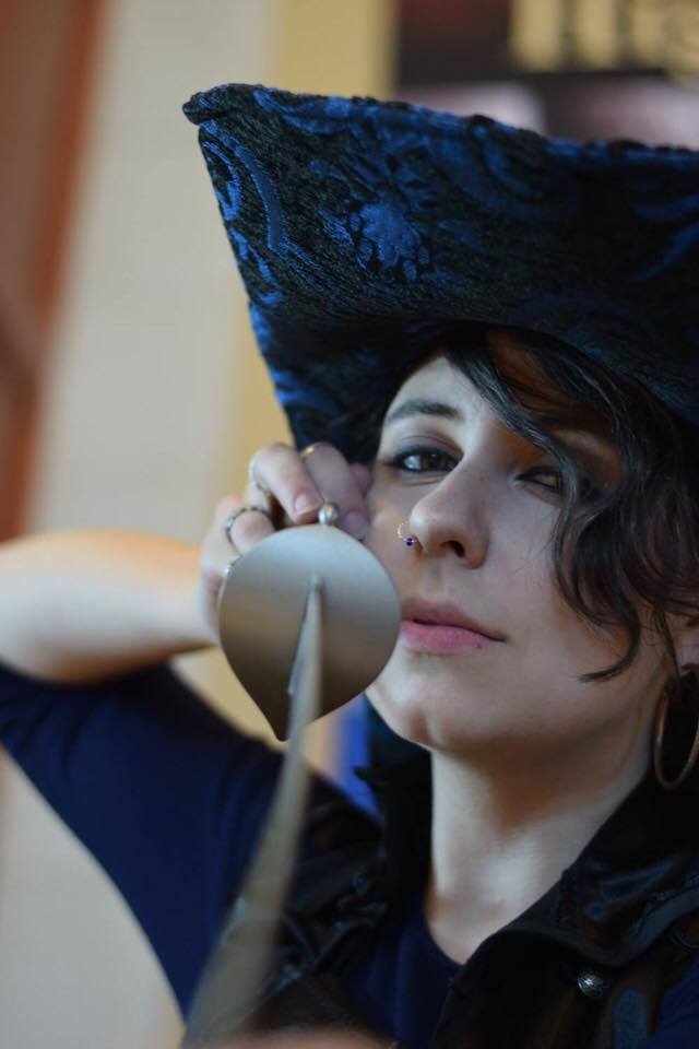 somebooksare's tweet photo. At #OYANweek2017 I cosplayed Alucard Emery, and he brought me new friends and more smiles than I could have imagined. Thanks, @veschwab <3 https://t.co/wj4ozjcUom