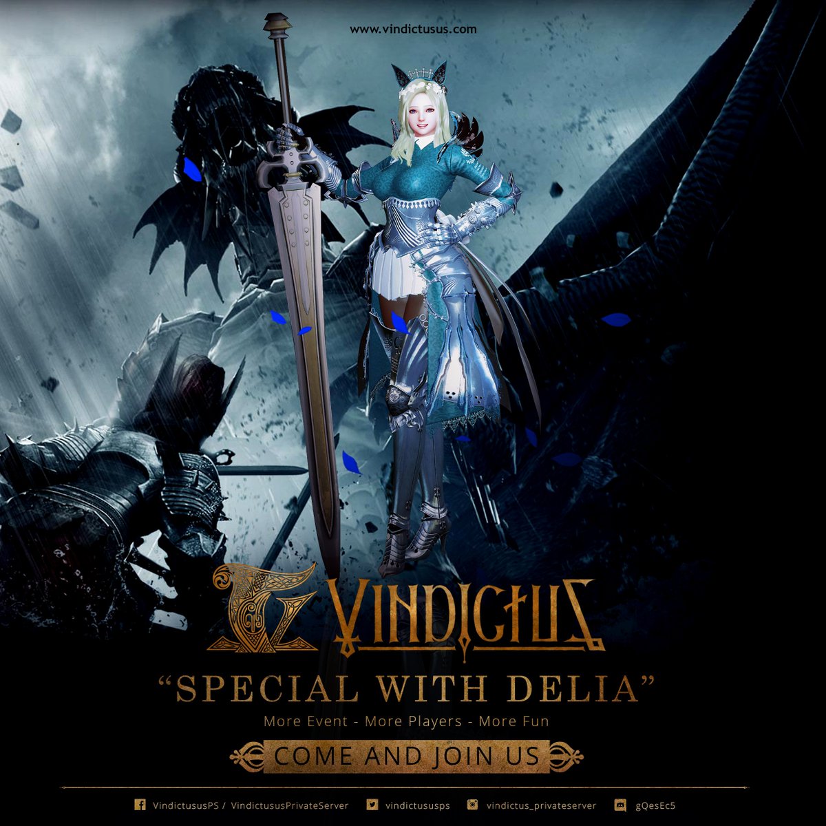 VindictususPS's tweet photo. New Private Server
With Dalia
https://t.co/UOl4CrJtDF
#vindictus
#privatserver
#game
#gameonline
#MMORPG
#newfeatures https://t.co/S9SEkGLyOq