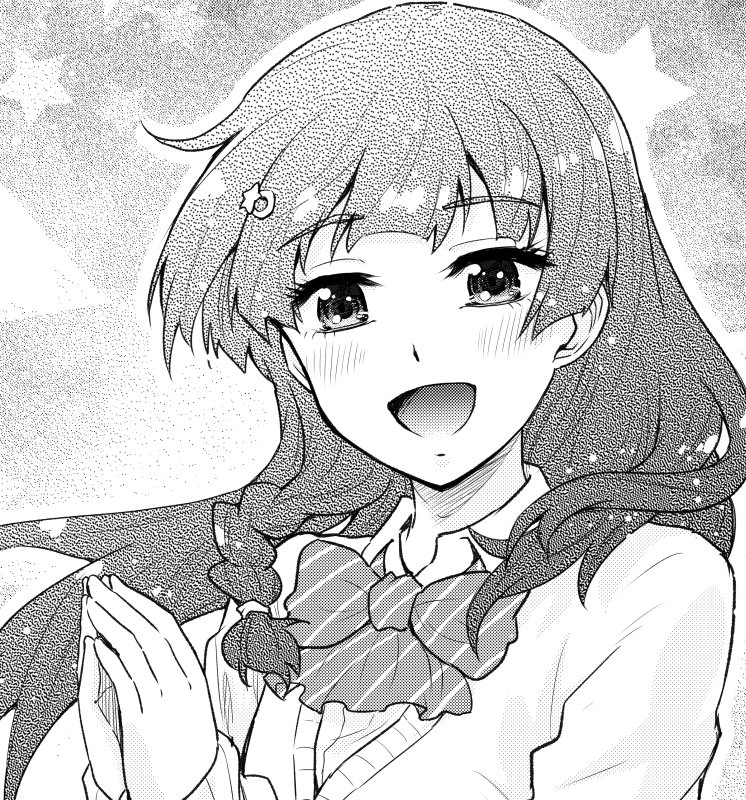 もうちょっと少女漫画っぽく描きたかった。 
