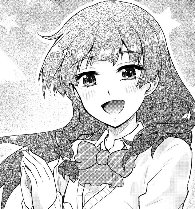 もうちょっと少女漫画っぽく描きたかった。 