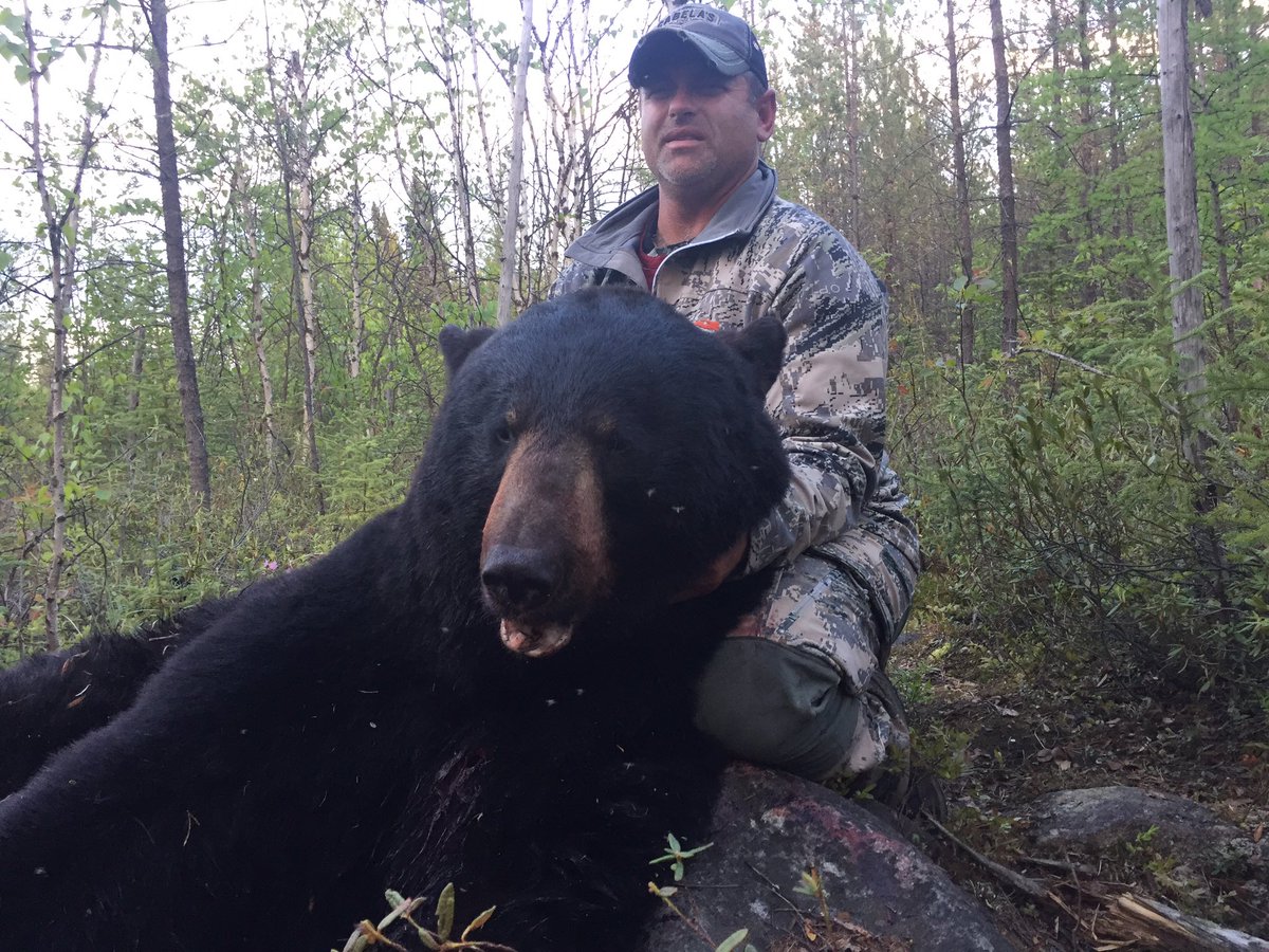 traposki's tweet photo. Had an unreal trip to Macoun Island Lake lodge with @TCooley1975 @blakester89. Great fishing and bear hunting. https://t.co/c0GhLz46Lt