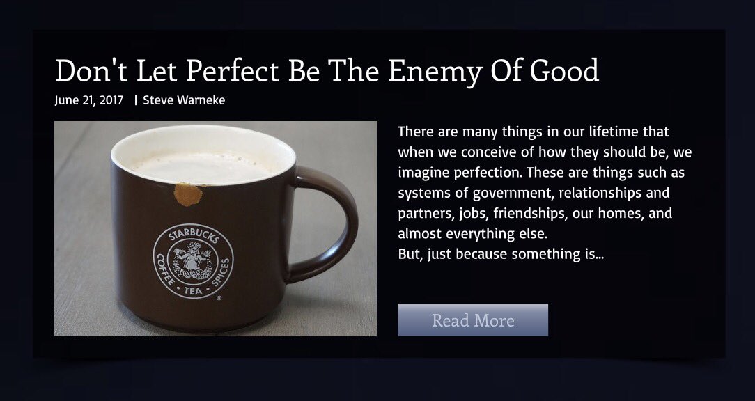 SteveDWarneke's tweet photo. New Blog Post!
🚨👉🏼https://t.co/mMt85F7b1W 👈🏼🚨
#FromBoyToBlue #DontLetPerfectBeTheEnemyOfGood #SupportLawEnforcement #police #PublicSafety https://t.co/I36bn8maFN