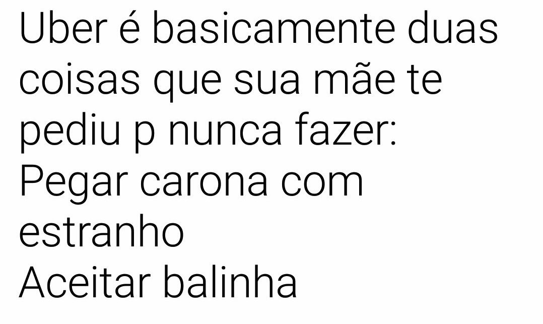 LaisBTorres's tweet photo. Faz todo sentido ! Hahaha
#Uber #Uberj #RiodeJaneiro # https://t.co/D4BzbtK5la