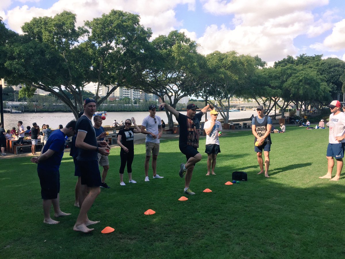 GibsonBarry's tweet photo. Mmmm, not sure what's happening here @jackb_27 #teambuilding #footyops https://t.co/HIxsUsAaJH
