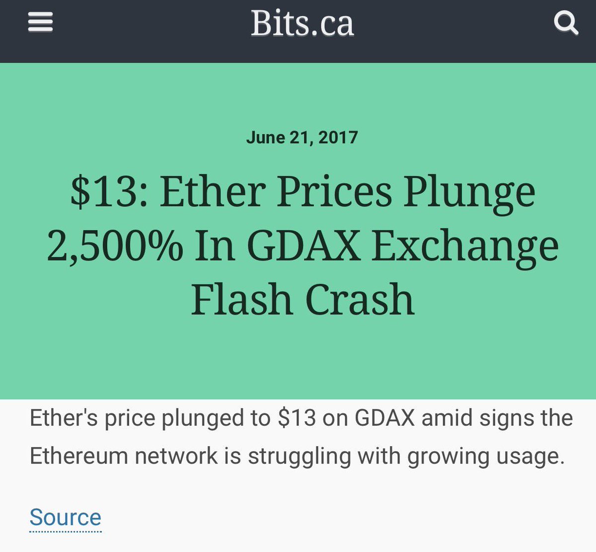The headlines are everywhere. How does the price of something plunge 2,500% without reaching some negative value?