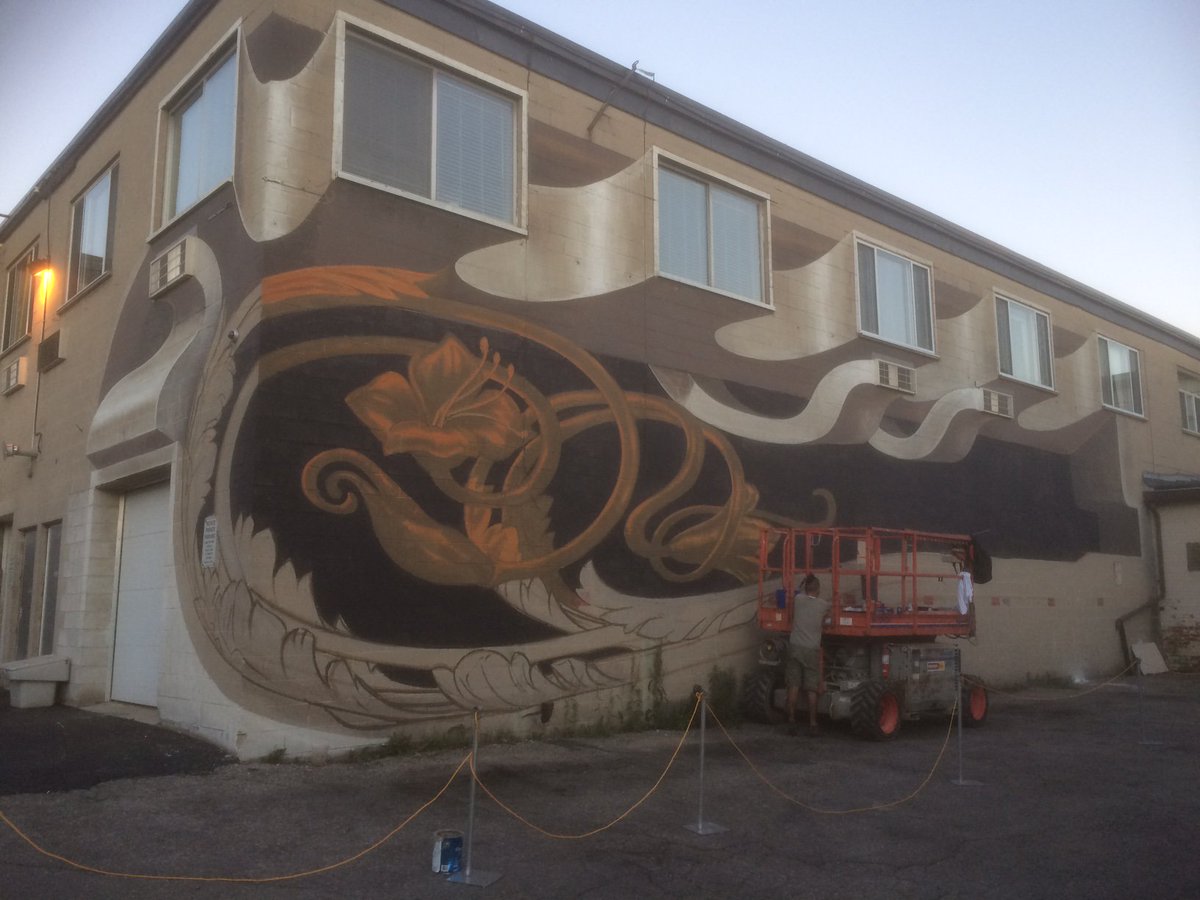 wow... Graffiti art in progress... take a look at this 'before' and 'work in progress' mural by WD from Greece /Bali!