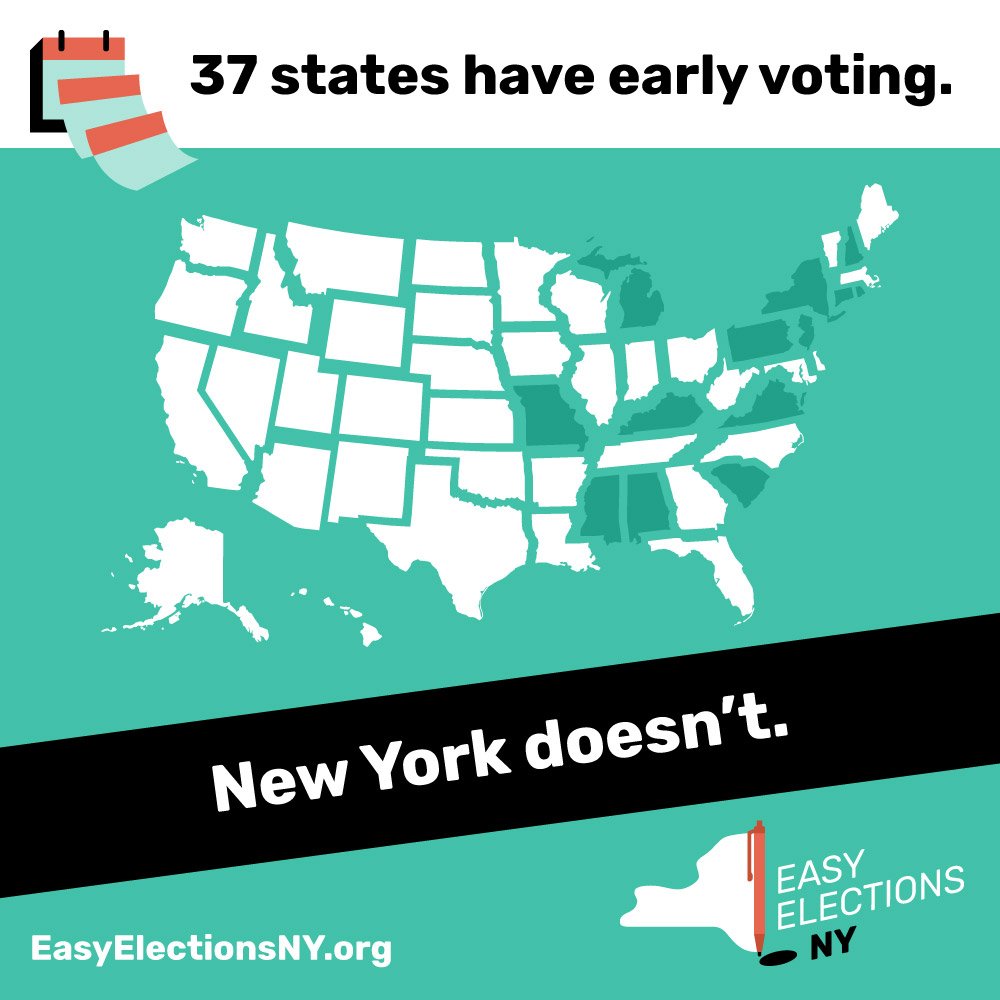 LetNYvote's tweet photo. thx4calling out @NYSenate @iamsambee-Join our all night tweetstorm 2 #MoveVotingBills S2950&S2788! NY needs #EasyElectionsNY #WeAreWatching https://t.co/JKhtE9ksRS