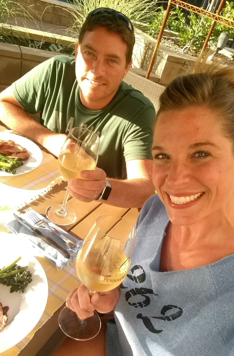 hereforthewine's tweet photo. Dinner with my bae #NationalSelfieDay #mymasterchef #ChefWelch https://t.co/z5liHR2U5v