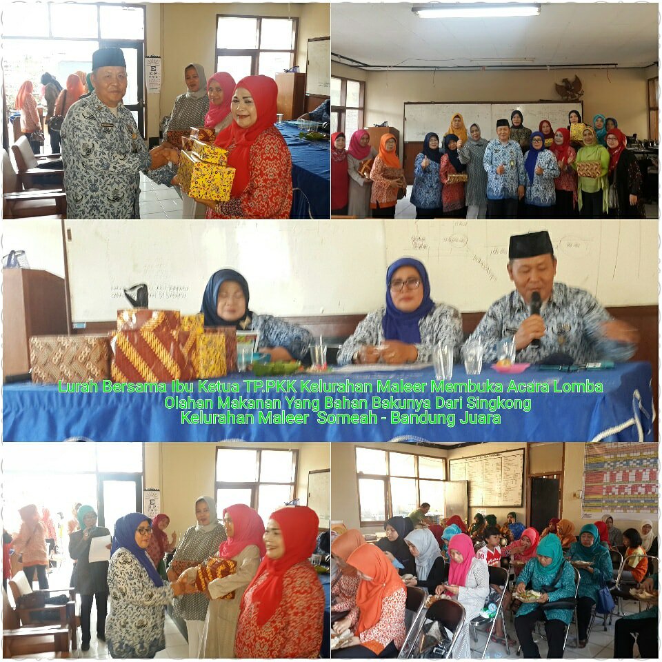 waher_967's tweet photo. Kegiatan PKK Kelurahan Maleer tentang Lomba Olahan dari Singkong @ridwankamil @OdedMD @yossiirianto @pembdg @DiskominfoBdg #PIPPK 2017 https://t.co/e7NaTLVTD4