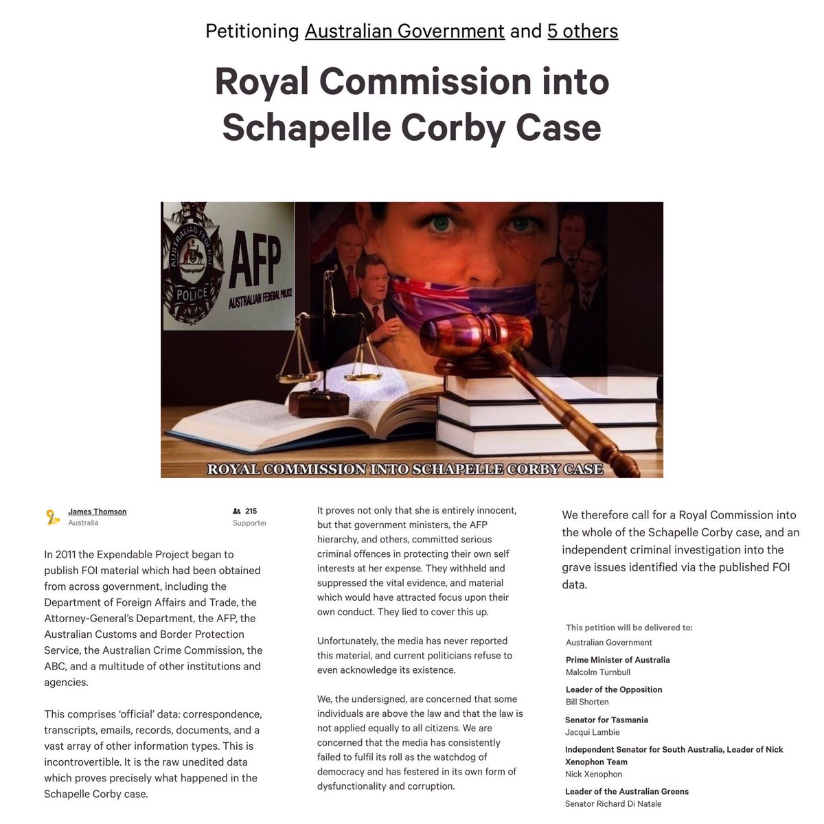 joolsmagools's tweet photo. @WFSCBC 

#Innocent
#Schapelle
#ExpendableTV
#RoyalCommission
#ChangeOrgAus
#PlzSign

https://t.co/kVlhCJ9y1b

https://t.co/W8cFaKSQCS https://t.co/YuW7APv8lD