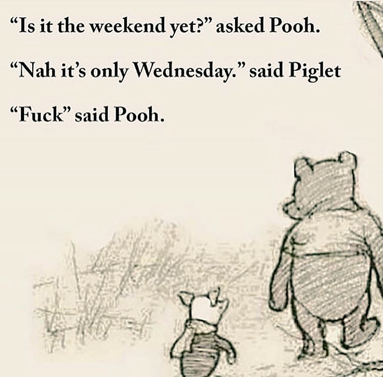 TheWebfootBar's tweet photo. We feel ya Pooh... #WebfootWednesday for the win!! 🙌🌈🍻 •$4 Double Punches • $5 Mini Pitchers • Beer Pong • https://t.co/z3FBFN3ZEl