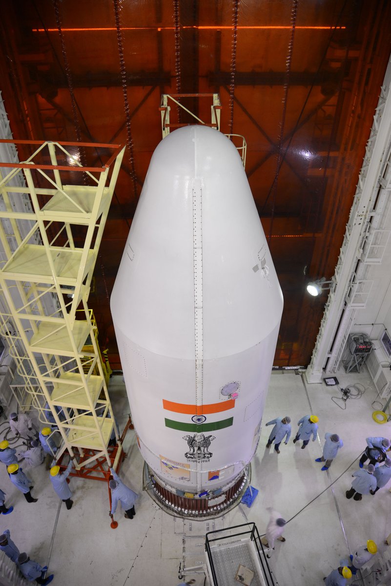 DDNewslive's tweet image. PSLV to launch #CARTOSAT-2 with 30 nano satellites from #Sriharikota tomorrow