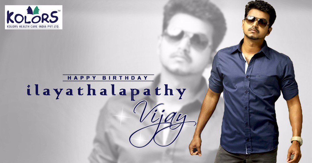 kolors_india's tweet image. Team #Kolors Wishes Actor VIJAY A Very Happy Birthday.
@actorvijay #vijay #HappyBirthday @ActorVijayFC @ActorVijayTeam  @ActorVijayFan1