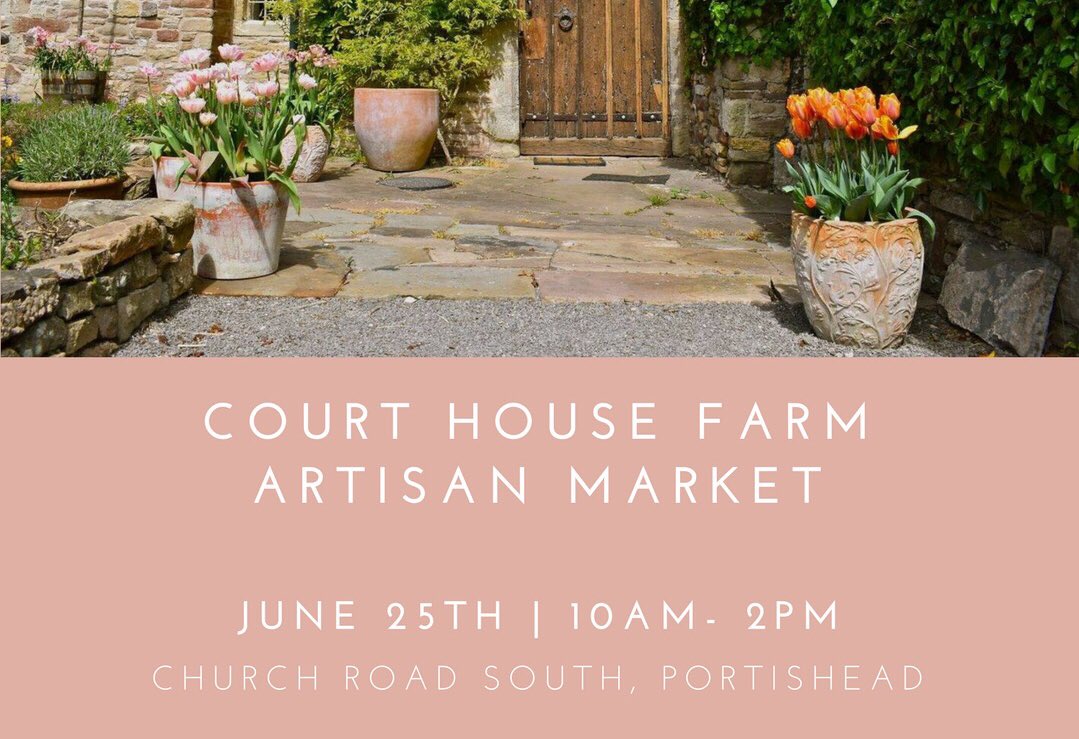 Just a few days till our Vintage, Food &amp; Craft #Market here in #Portishead- 25th June. Please spread the word, we appreciate the support 🌸🙌🏼