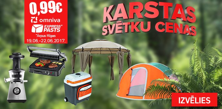 ★★★ STEIDZIES! ★★★ KARSTAS svētku cenas VĒL ŠODIEN! bit.ly/2sqHLrv