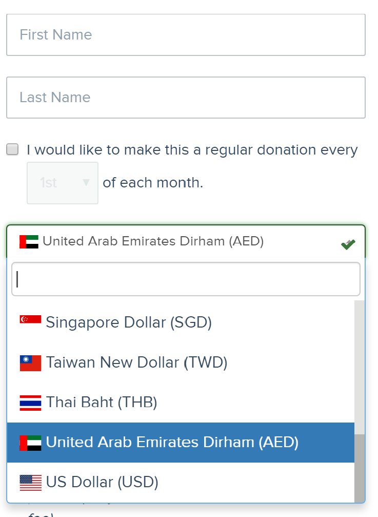 simplygiving365's tweet photo. To all our #UAE #friends &amp; #supporters out there, we've been listening....You can now donate to your favourite charity or cause in #Dirham! https://t.co/6I9OFrimwY