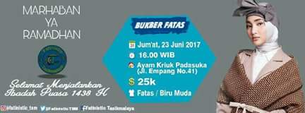 Fatinistic's tweet photo. BESOK! Buka Bersama Fatinistic TASIKMALAYA | Pkl 16:00 WIB | di Ayam Kriuk Padasuka (Jl.Empang No. 41) | HTM: 25K cc: @FatinisticTSM https://t.co/ir7BvSq41F